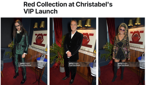 Emilia Salcedo exhibits 'Red Collection' at Christabel's VIP Launch